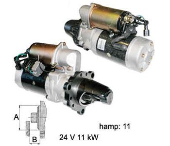 Starteris 24V 11 kW 600-813-3863 — 01-1790