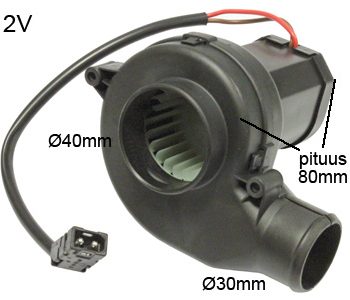 Salona ventilatora motors Mercedes-Benz W129/W163, 0130002828