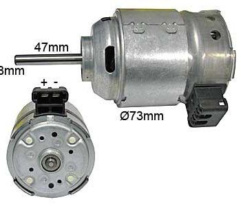 Salona sildītāja ventilatora motors, Opel Astra G — 0130101112