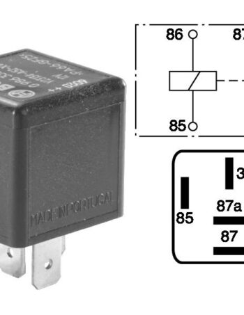 Daudzfunkciju relejs Bosch 12V 60A 5 spailes 0986332022