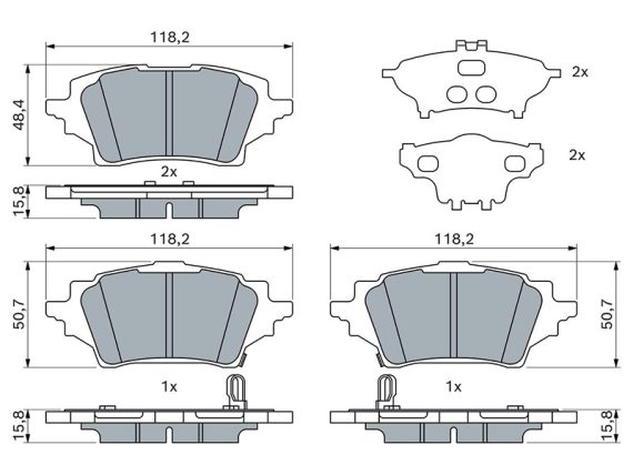 0986424911_002.JPG Brake Pad Set 0986424911 OE 0446602400
