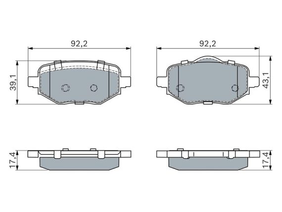 0986460183_002.JPG Brake Pad Set 0986460183 OE 1643574280