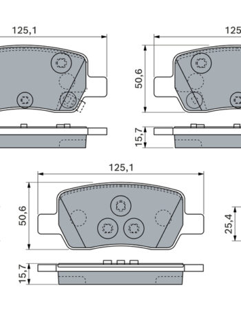 Brake Pad Set - 0986460297