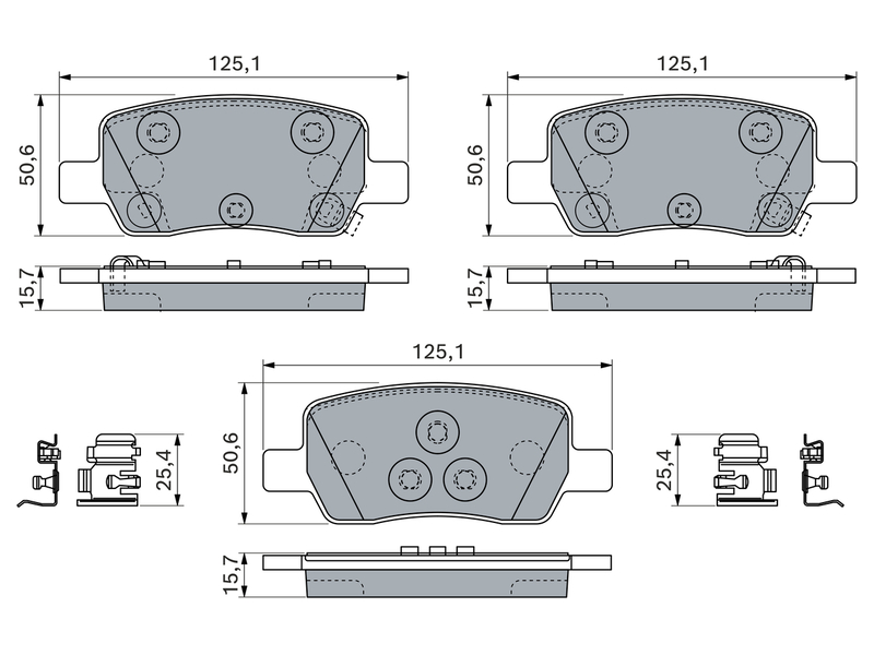 Brake Pad Set — 0986460297