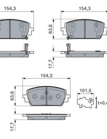 Brake Pad Set - 0986460299