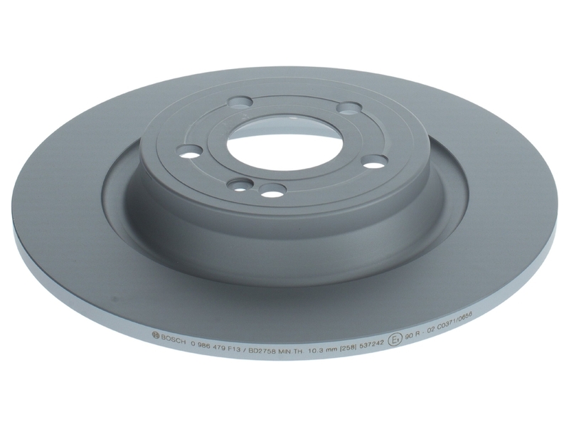 Aizmugurējais bremžu disks BOSCH, piegādātāja iepakojumā 2 gab., MB 0986479F13 OE 