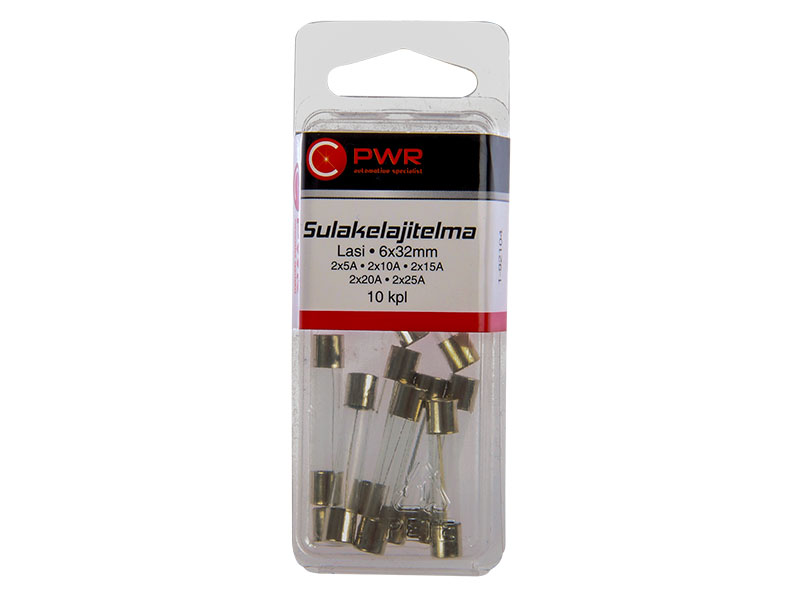 Assortment of fuses glass tube — 1-92104