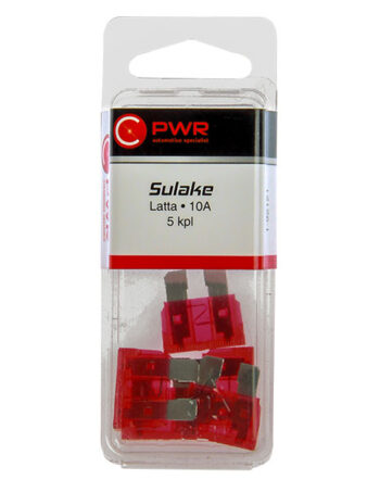 Drošinātājs plakanais GM 10A sarkans C-PWR 5 gab — 1-92121