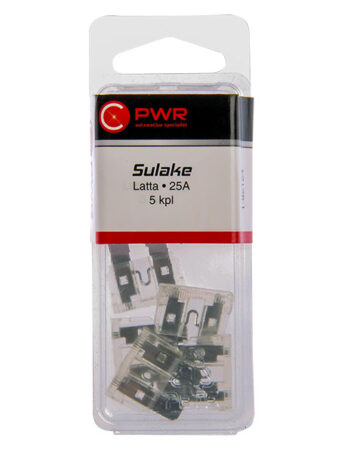 Drošinātājs plakanais GM 25A caurspīdīgs C-PWR 5 gab — 1-92124