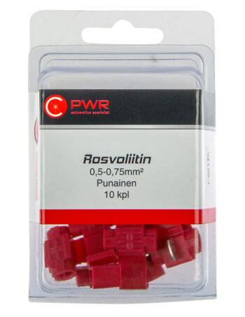 Vadu atzarojuma savienotājs sarkans C-PWR 10 gab - 1-92175