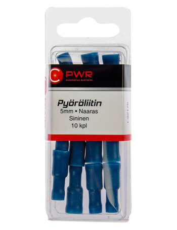 Apaļais kabeļu savienotājs 5 mm ligzda zils C-PWR — 1-92176