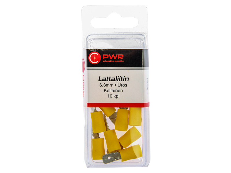 Flat terminals 6.3mm — 1-92187