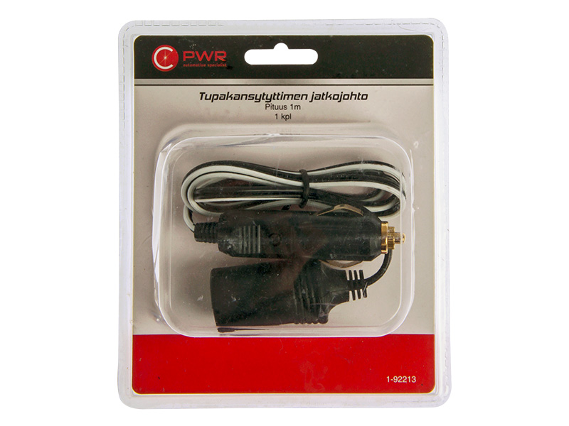 Cigarette lighter extension cable — 1-92213
