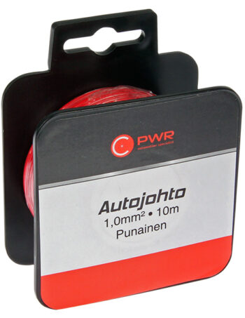Auto elektroinstalācijas vads 1,0 mm² sarkans 10 m C-PWR - 1-92326