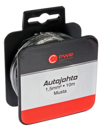 Auto elektroinstalācijas vads 1,5 mm² melns 10 m C-PWR - 1-92327