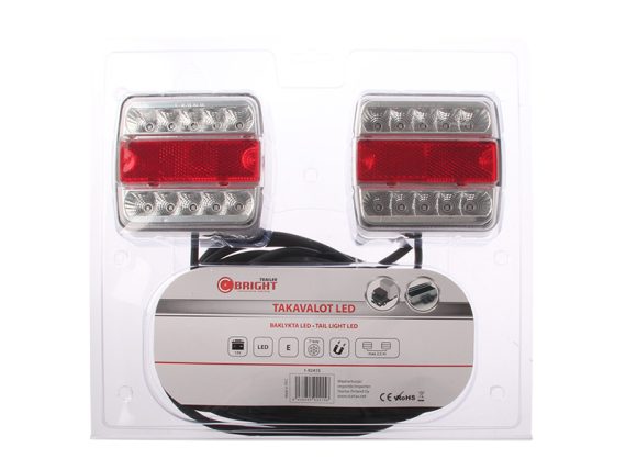 1-92415_001.JPG Aizmugurējais lukturis, C-BRIGHT LED EDE KOMPLEKT 7-kontaktu 12V 7,5M MAGNETIGA 1-92415 OE