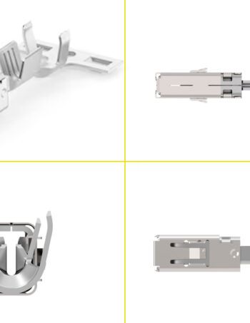 Kabeļu klemmu komplekts MCP 2.8, 1,5-2,5 mm² vadam, 15 A (1-968857-1)