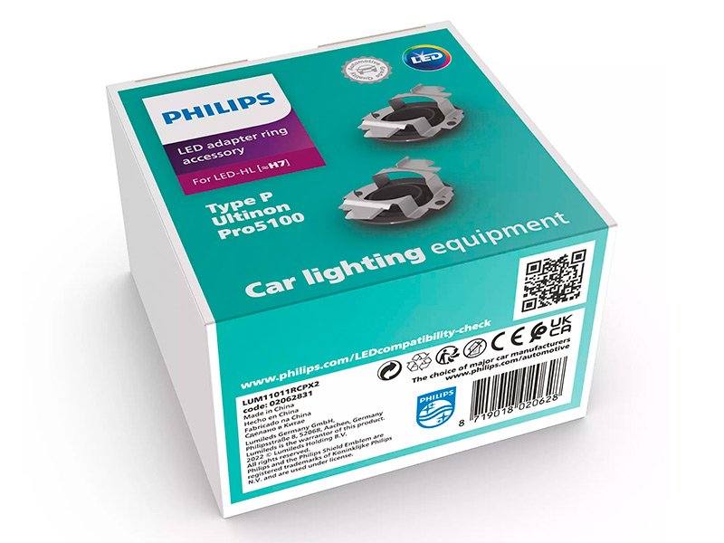 ADAPTERIPARI H7 LED POLTTIMOILLE TYYPPI RCP 10-11011RCPX2 OE 