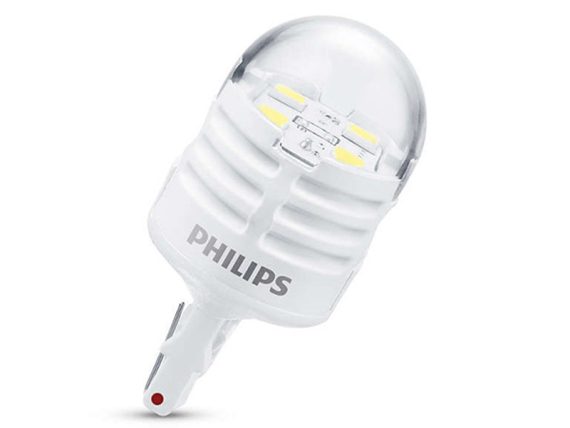 AUTO SPULDZE LED PHILIPS 2GB. 12V BALTS T20  190lm 10-11065U30CWB2 OE 