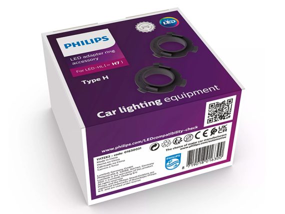 10-11172X2_002.JPG PHILIPS H7 LED spuldžu adapteru pāris, tips H 10-11172X2 OE