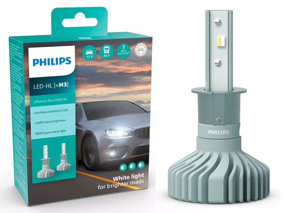 10-11336U51X2_001.JPG LED-Headlight bulb couple H3 10-11336U51X2 OE