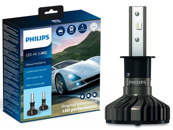 10-11336U91X2_001.JPG LED-Headlight bulb couple H3 10-11336U91X2 OE