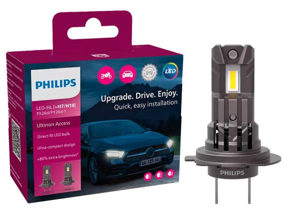 10-11972U2500_001.JPG LED spuldze PHILIPS Ultinon Access H7/H18 12V (pāris) 10-11972U2500 OE