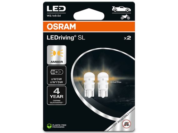 10-2827DYP-2BL_001.JPG Osram LEDriving SL W5W LED spuldze, dzeltena, 10-2827DYP-2BL 10-2827DYP-2BL OE