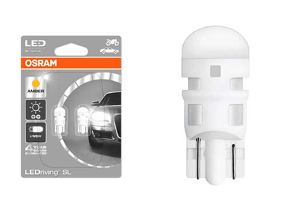 AUTO SPULDZE OSRAM  LEDRIVING SL 12V WY5W DZELTENS 10-2880YE-02B OE 