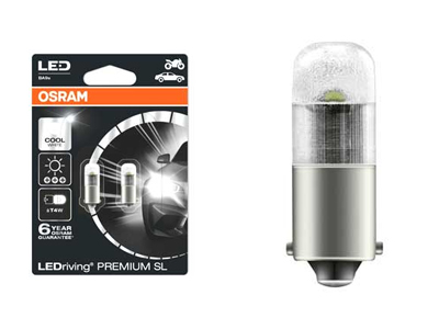 AUTO SPULDZE OSRAM  LEDRIVING 12V T4W COOL WHITE PREMIUM SL 10-3850CW-02B OE 