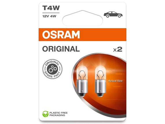 10-3893-2BL_001.JPG Spuldze OSRAM Original 12V T4W 4W BA9S 10-3893-2BL OE