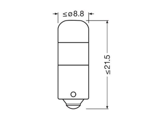 10-3893DWP-2BL_003.JPG Osram LEDriving SL T4W LED spuldze, auksti balta, 10-3893DWP-2BL 10-3893DWP-2BL OE