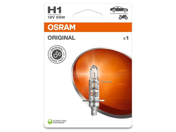 10-64150-1BL_001.JPG Spuldze OSRAM Original 12V H1 10-64150-1BL OE