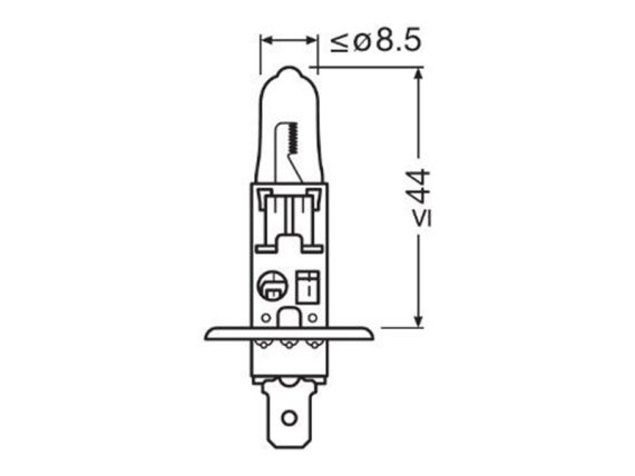 10-64150-1BL_003.JPG Spuldze OSRAM Original 12V H1 10-64150-1BL OE