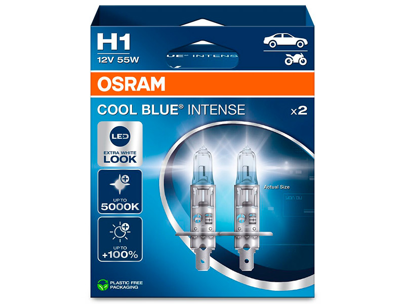 OSRAM COOL BLUE 12V H1 NEXTGEN 10-64150CBN-2HB OE 