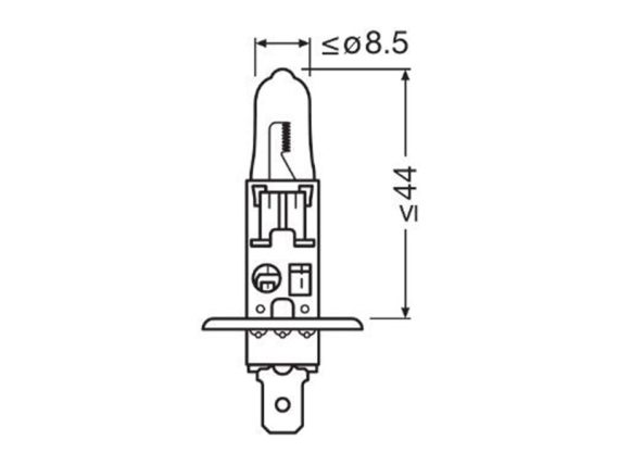 10-64150ULT-2HB_003.JPG Halogēna spuldze OSRAM Ultra Life 12V H1 55W (pāris) 10-64150ULT-2HB OE