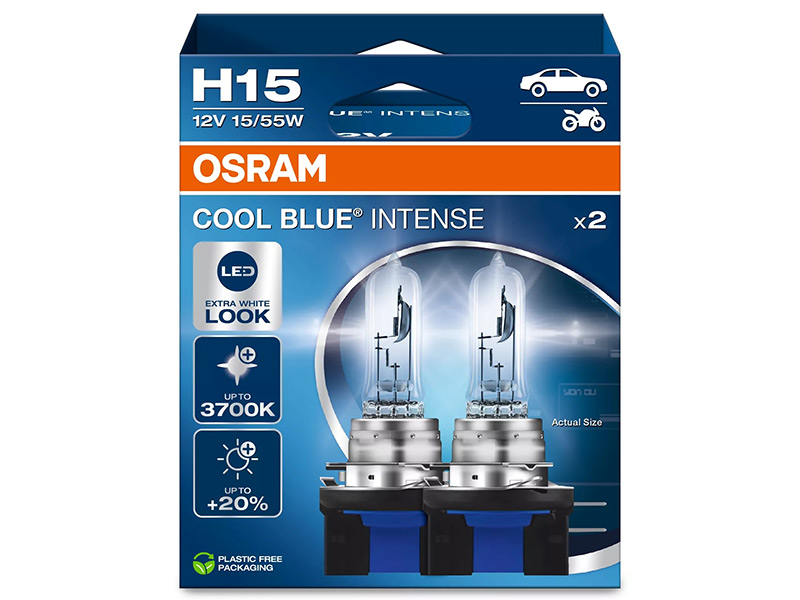 OSRAM COOOL BLUE 12V H15 NEXTGEN 10-64176CBN-2HB OE 