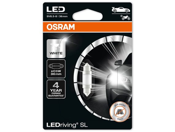 10-6418DWP-1BL_001.JPG Osram LEDriving SL C5W 36 mm LED spuldze, auksti balta, 10-6418DWP-1BL 10-6418DWP-1BL OE