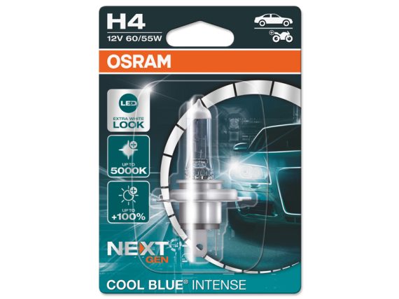 AUTO SPULDZE OSRAM  COOL BLUE 12V H4 NEXTGEN SINGLE BLISTER 10-64193CBN-01B OE 