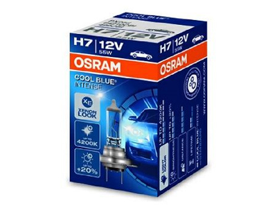 AUTO SPULDZE OSRAM  COOL ZILS 12V H7 BOX 10-64210CBI OE 