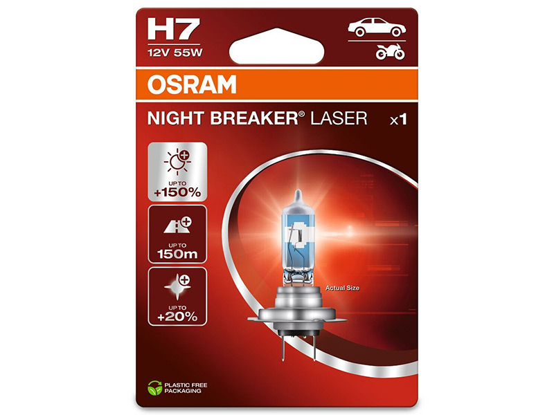 OSRAM NIGHT BREAKER LASER H7 10-64210NL-1BL OE 