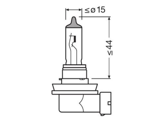10-64211-1BL_003.JPG Spuldze OSRAM Original 12V H11 10-64211-1BL OE