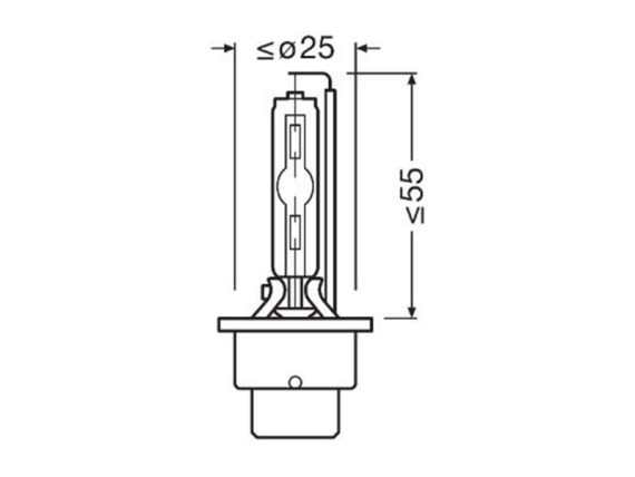 10-66240XN2_003.JPG Spuldze OSRAM Xenarc Night Breaker 220 D2S 10-66240XN2 OE