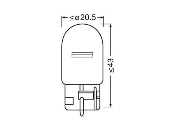 10-7505-2BL_003.JPG Spuldze OSRAM Original 12V W21W 10-7505-2BL OE