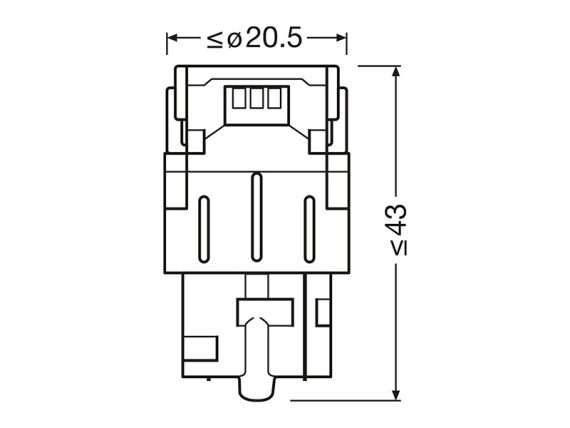 10-7505DWP-2BL_003.JPG Osram LEDriving SL W21W LED spuldze, auksti balta, 10-7505DWP-2BL 10-7505DWP-2BL OE