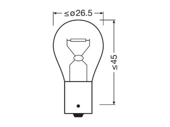 10-7506-2BL_003.JPG Spuldze OSRAM Original 12V P21W 10-7506-2BL OE