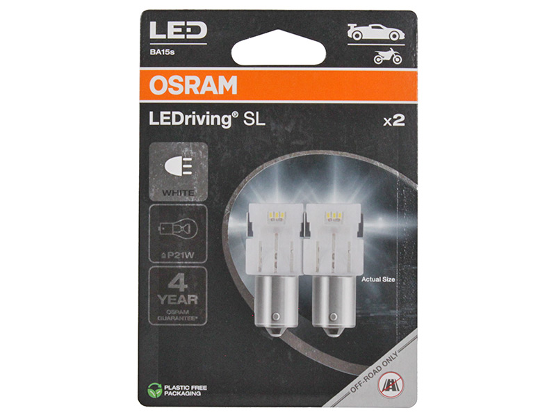 OSRAM LEDRIVING SL 12V P21W COOL 10-7506DWP-2BL OE 