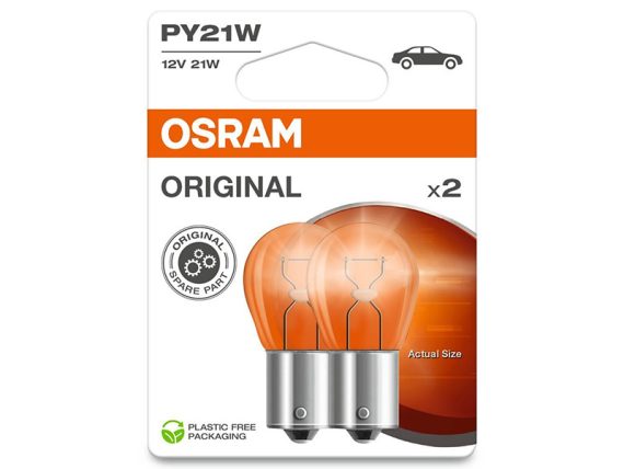 10-7507-2BL_001.JPG Spuldze OSRAM Original 12V PY21W 10-7507-2BL OE