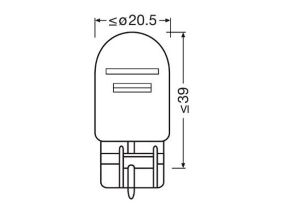 10-7515-2BL_003.JPG Spuldze OSRAM Original 12V W21/5W 10-7515-2BL OE