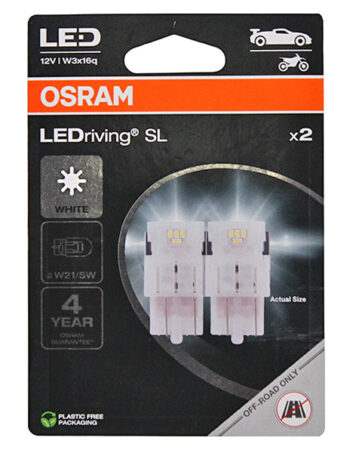 Osram LEDriving SL W21/5W LED spuldze, auksti balta, 10-7515DWP-2BL